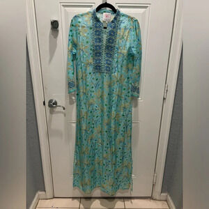 Bella Tu Printed Kaftan Maxi Dress